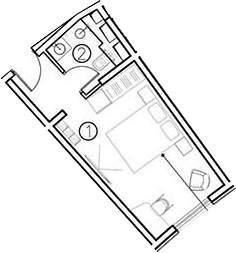Планировка 20.6 м²