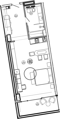 Планировка 48.5 м²