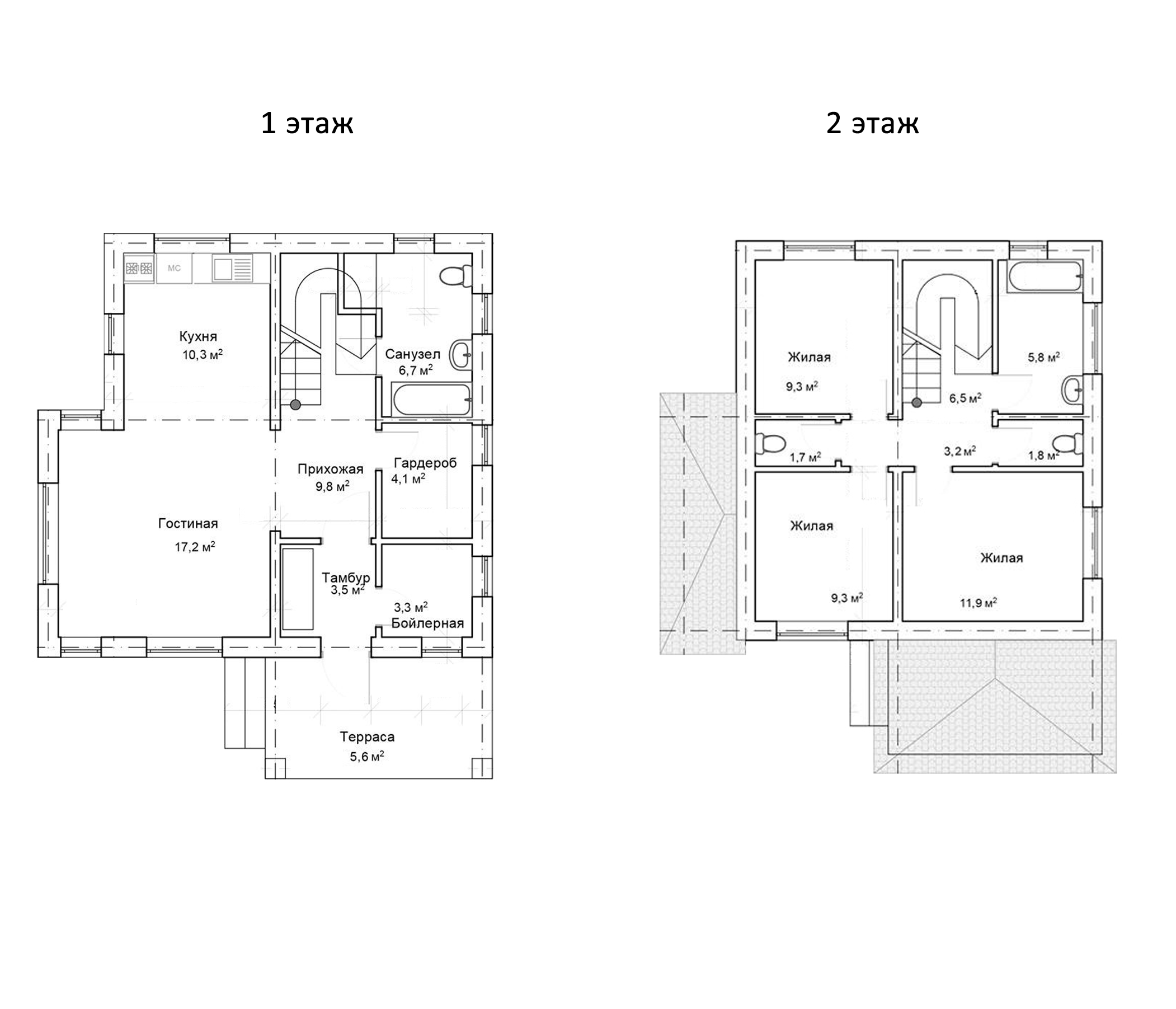 Планировка 104.4 м²