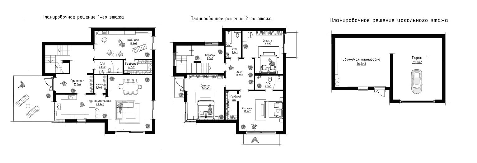 Планировка 319 м²