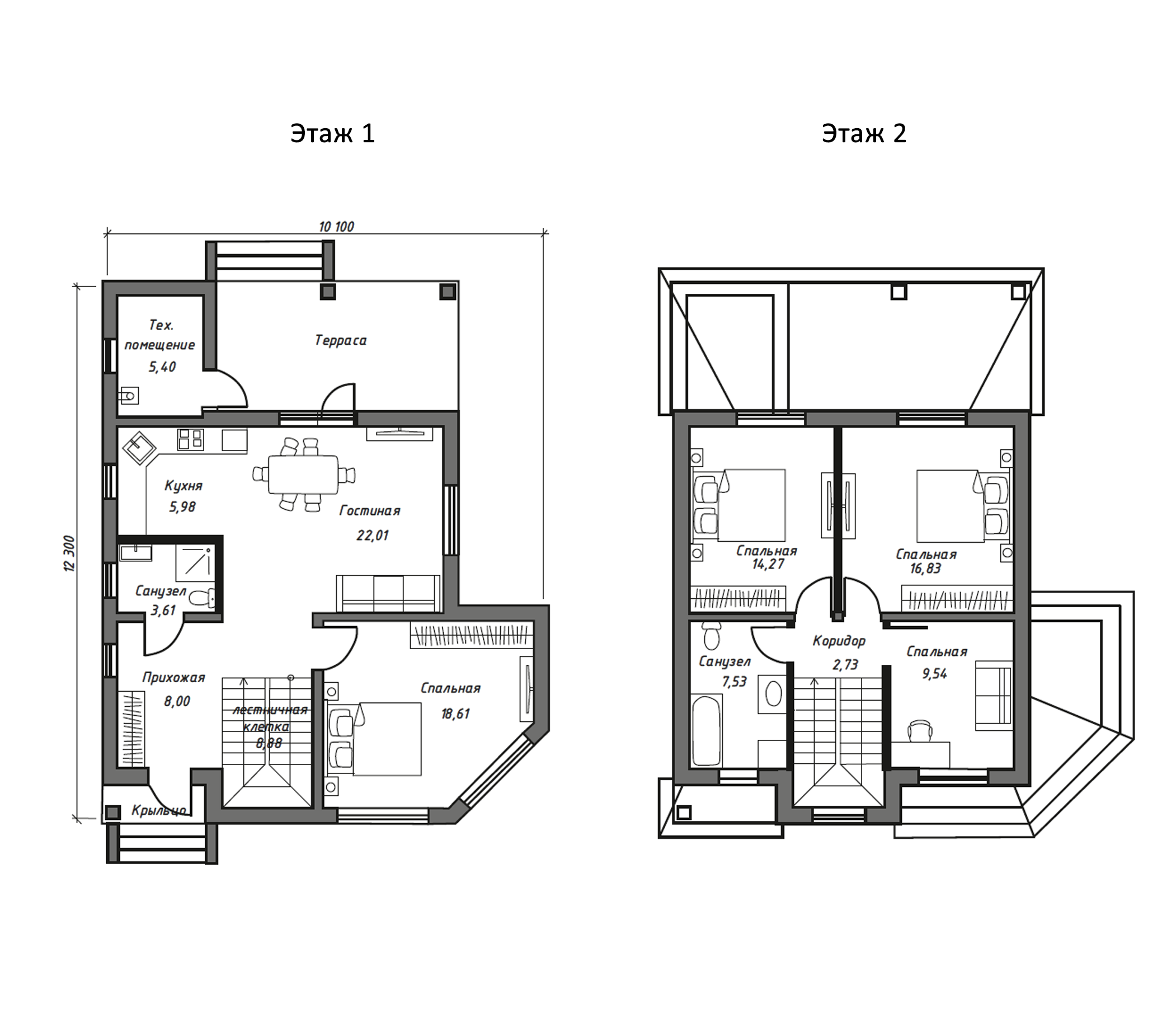 Планировка 123.39 м²