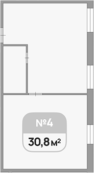 Планировка 30.8 м²