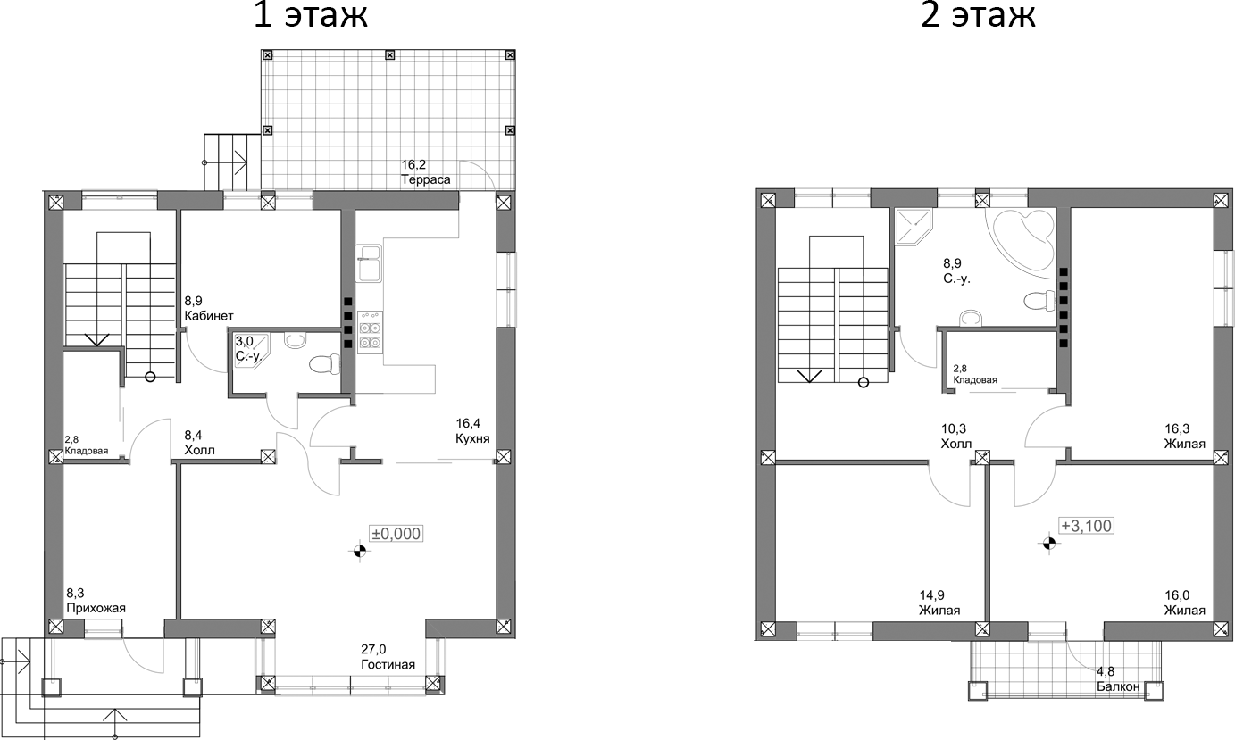Планировка 137.7 м²