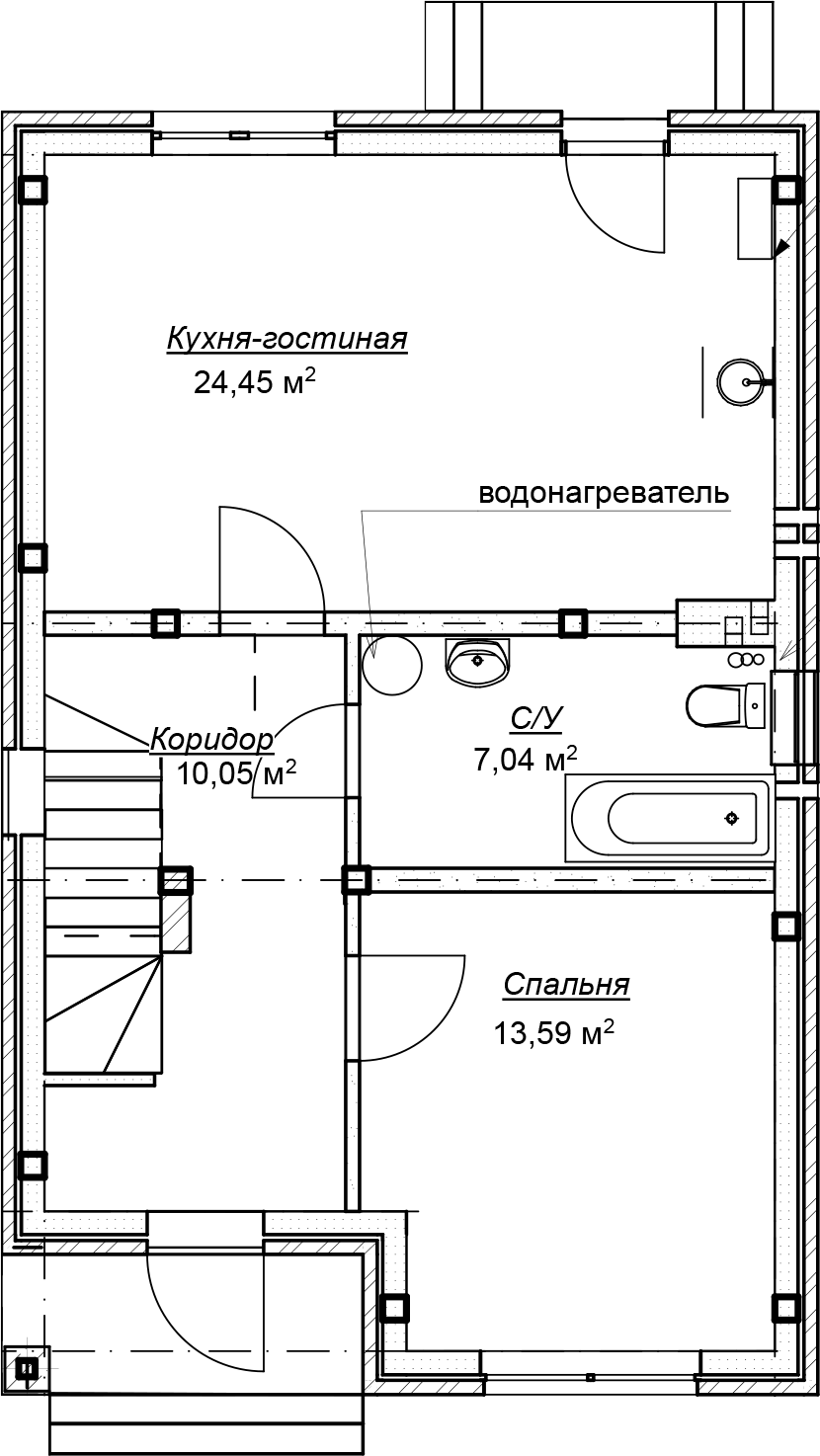 Планировка 118 м²