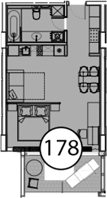 Планировка 51.9 м²