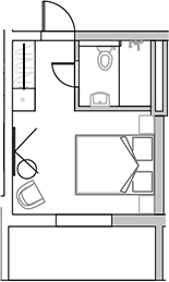 Планировка 23.5 м²