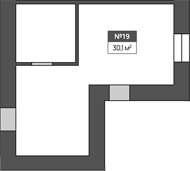 Планировка 30.1 м²