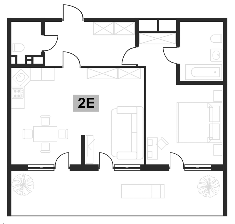 Продается 2-комн. квартира, 58.31 м²
