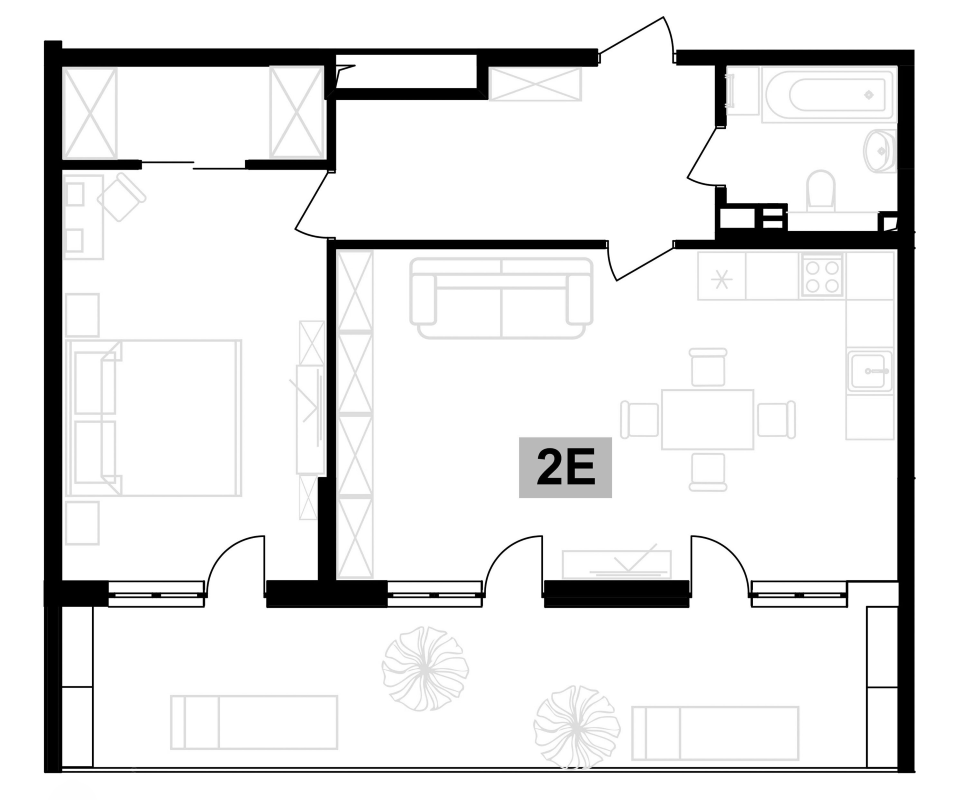 Продается 2-комн. квартира, 64.63 м²