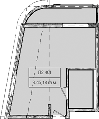 Планировка 45.18 м²