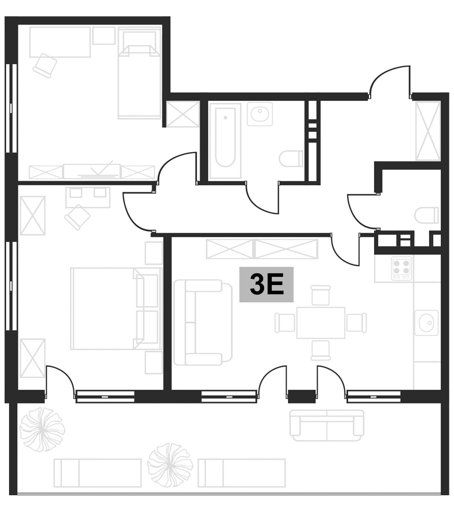 Продается 3-комн. квартира, 62.9 м²