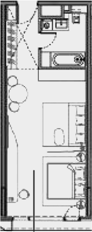 Планировка 46.4 м²