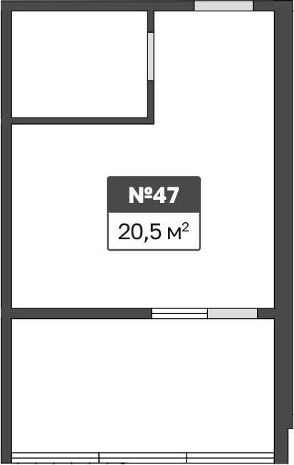 Планировка 29.6 м²