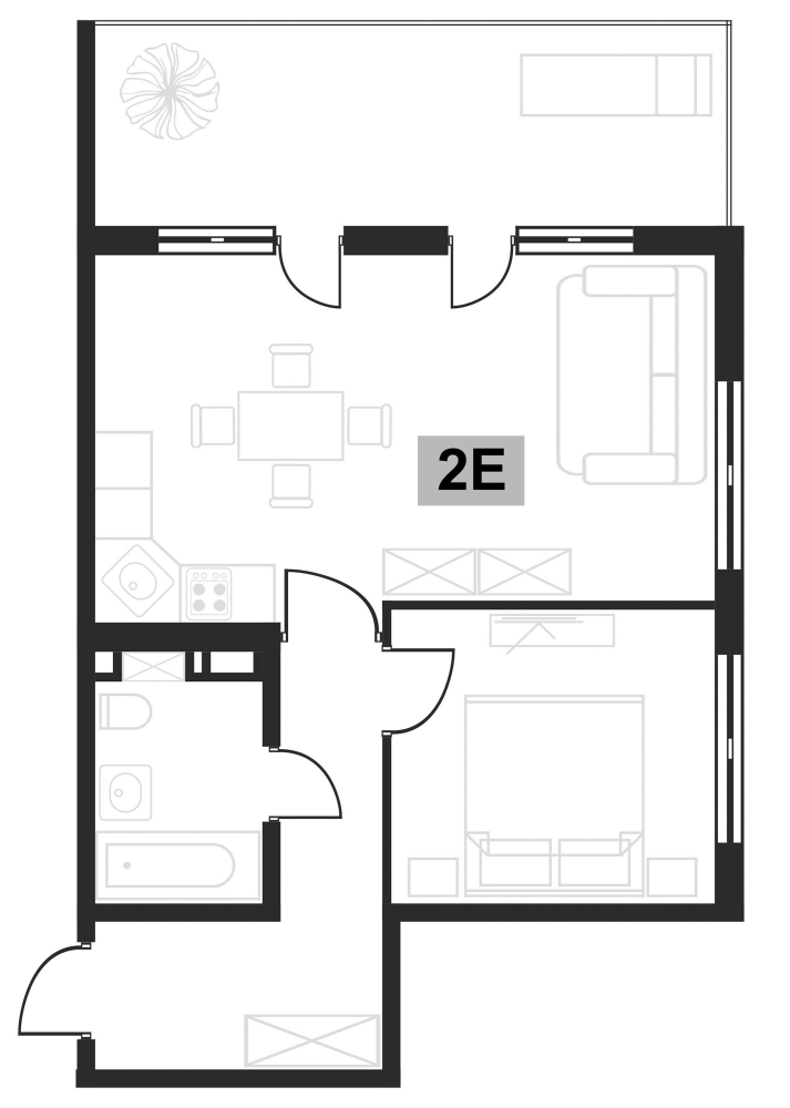 Продается 2-комн. квартира, 45.6 м²