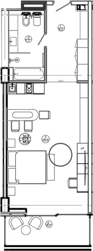 Планировка 47.4 м²
