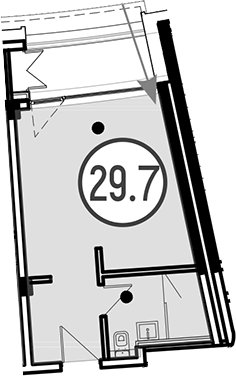 Планировка 29.7 м²