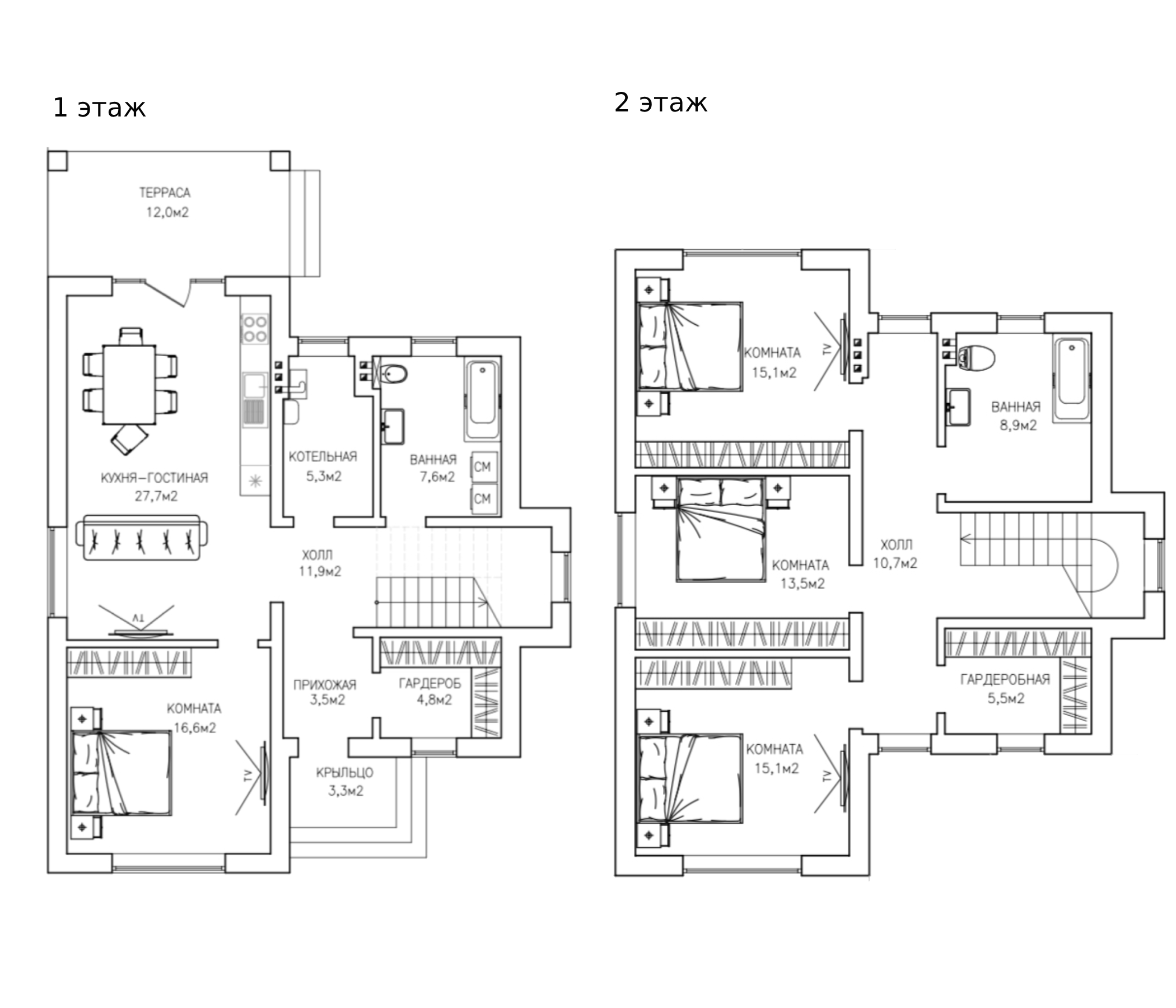 Планировка 149.5 м²