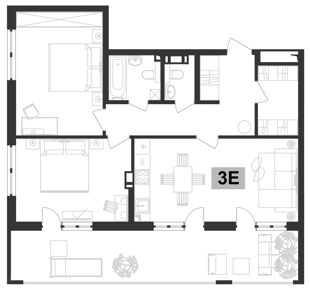 Продается 3-комн. квартира, 71.6 м²