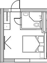 Планировка 21.3 м²