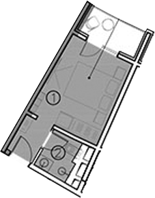 Планировка 15.7 м²