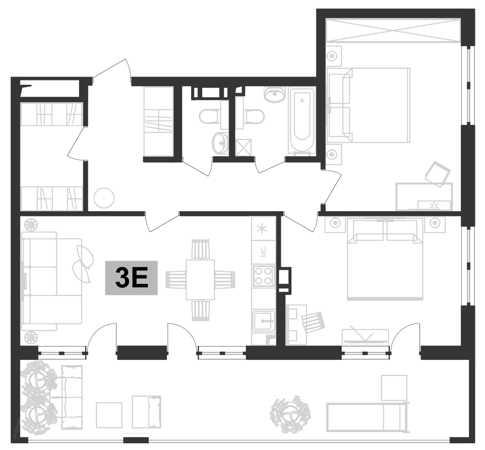 Продается 3-комн. квартира, 71 м²