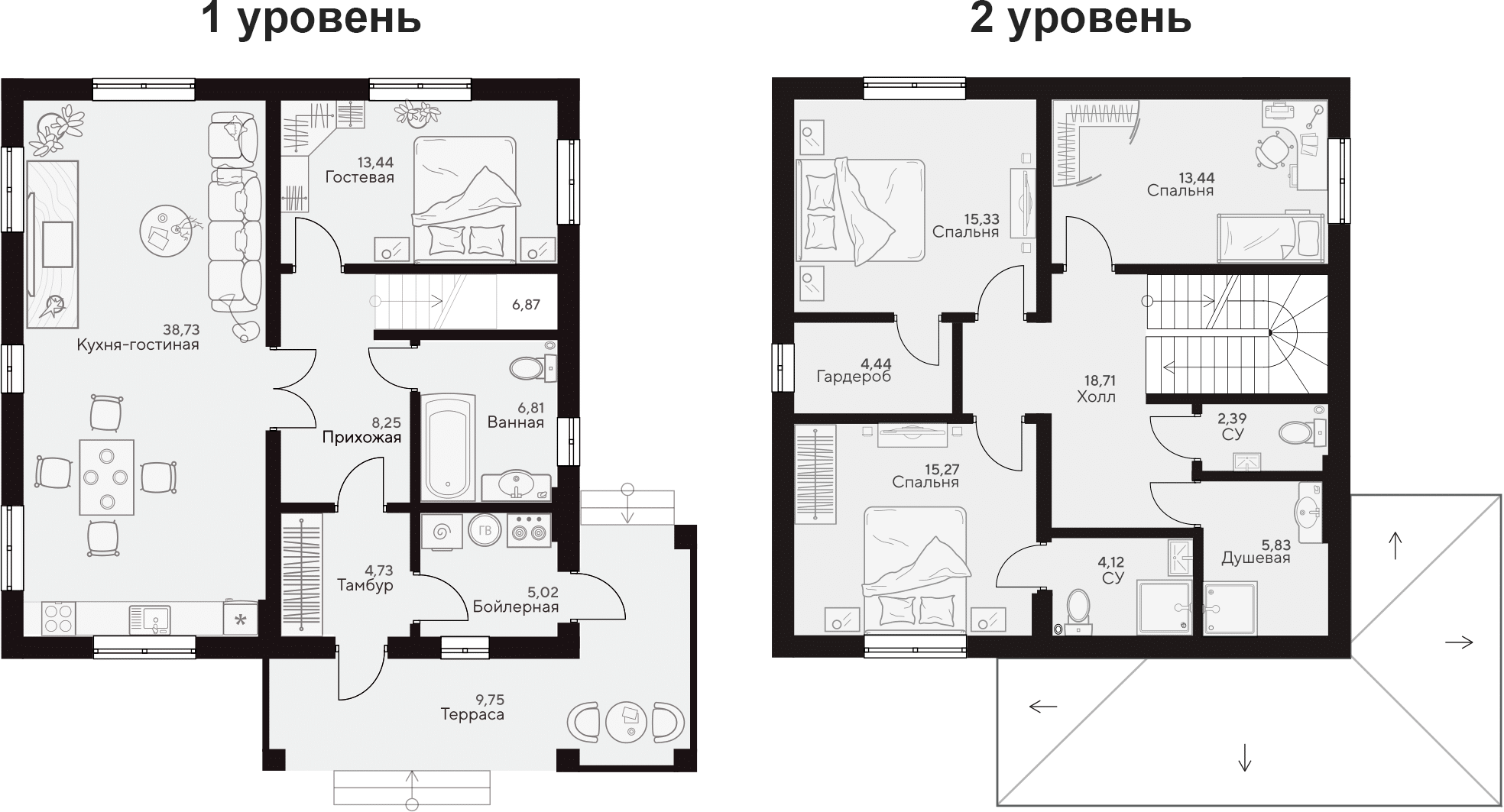 Планировка 163.38 м²