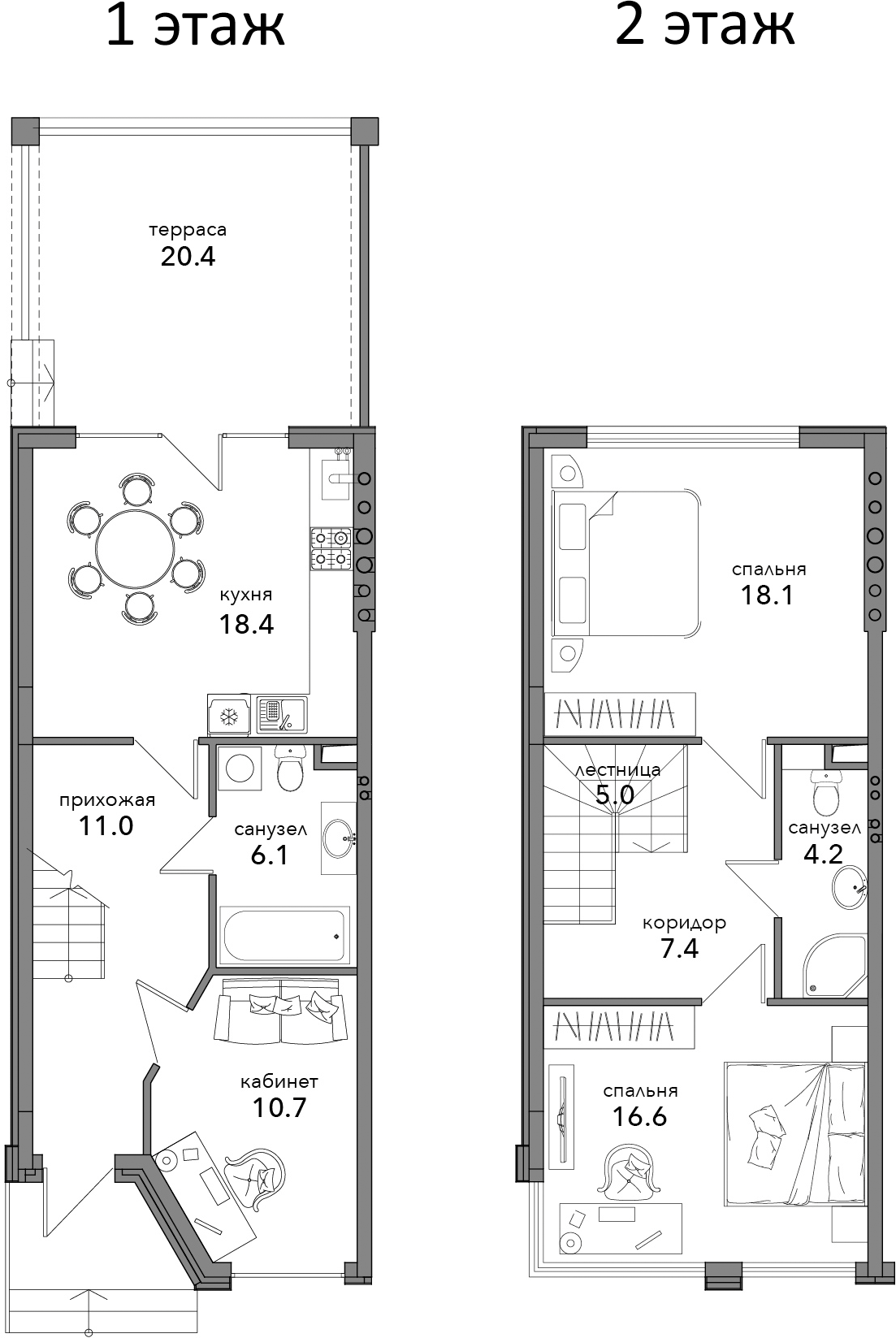 Планировка 111.58 м²