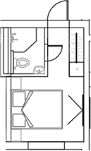 Планировка 21.4 м²
