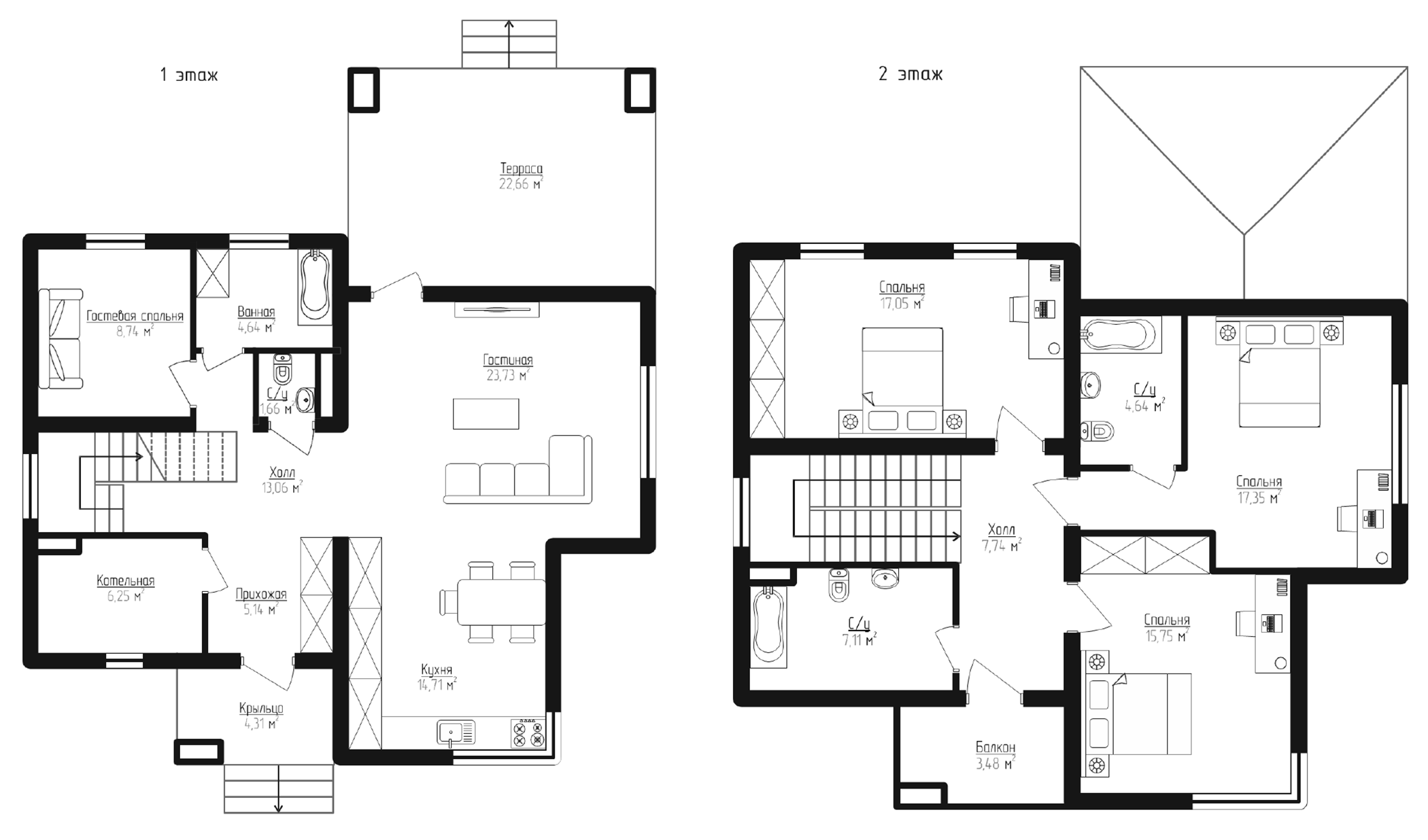 Планировка 151.88 м²