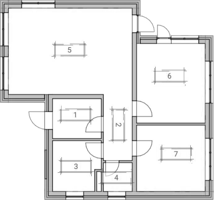 Планировка 114.9 м²