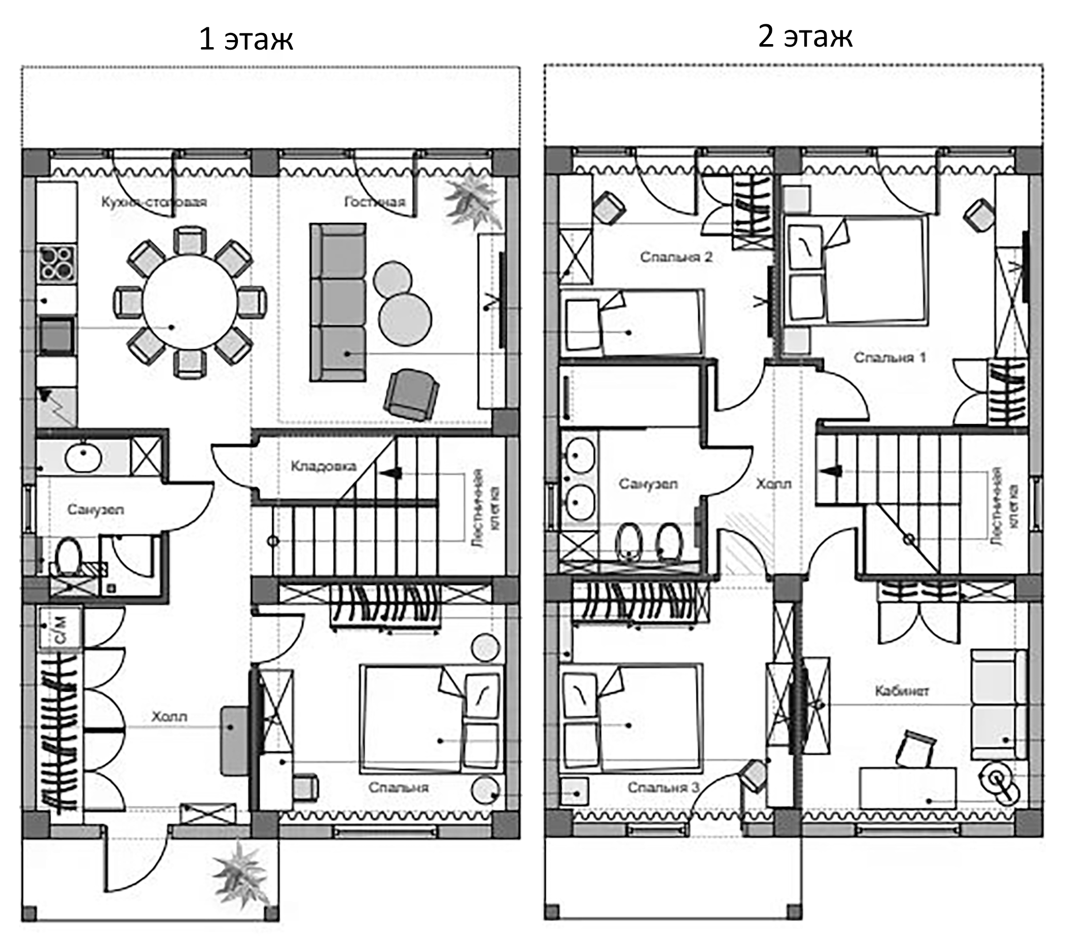 Планировка 148.7 м²