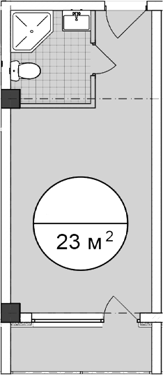 Планировка 21.9 м²