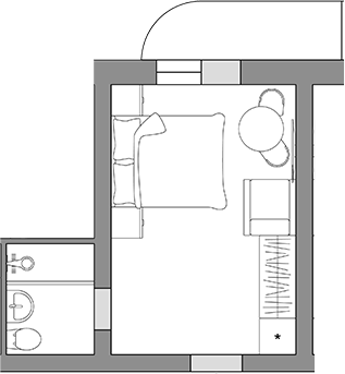 Планировка 19.4 м²