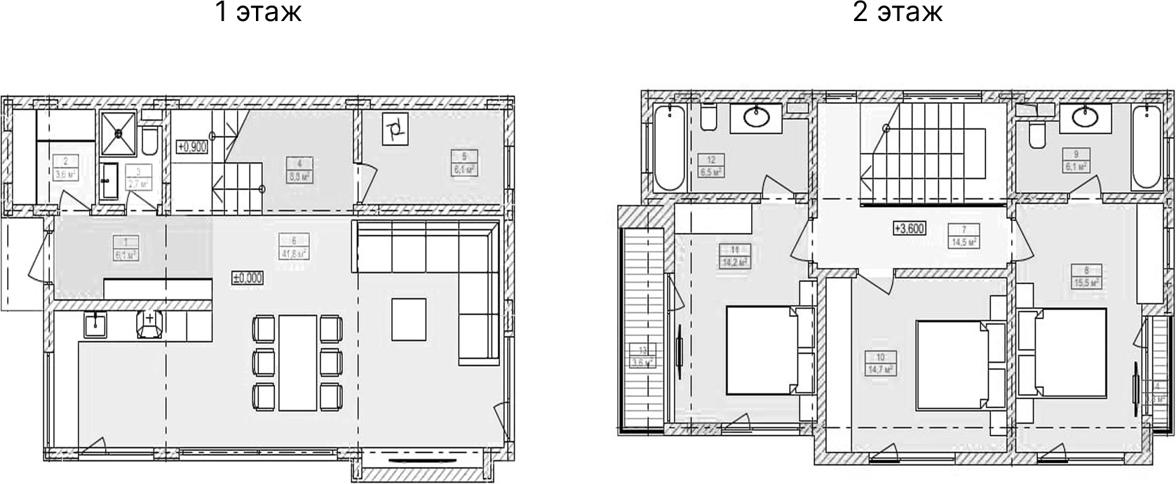 Планировка 148.6 м²