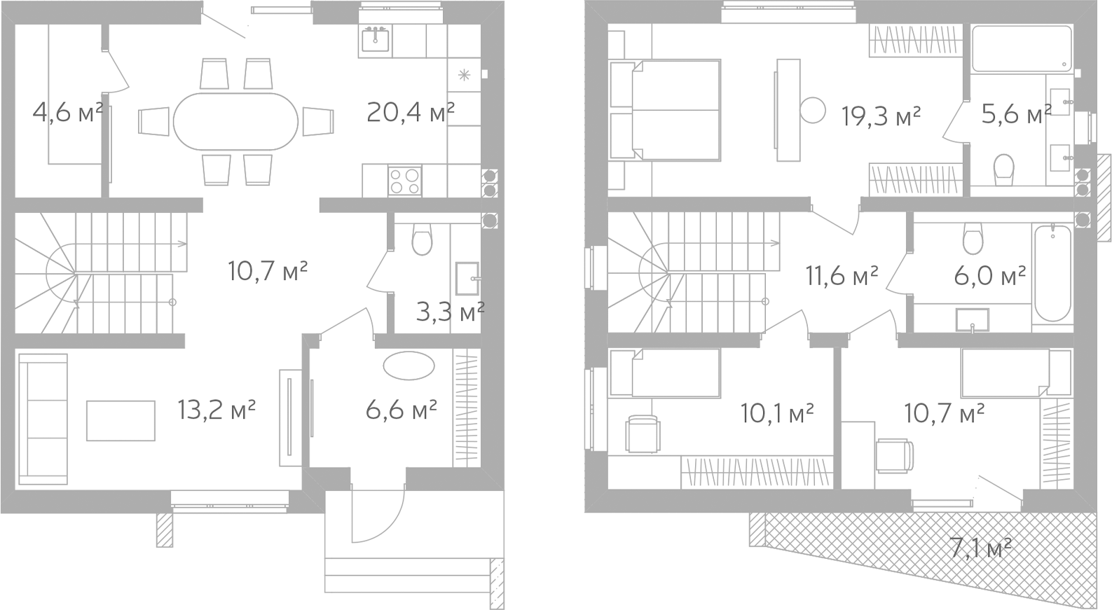 Планировка 120.4 м²