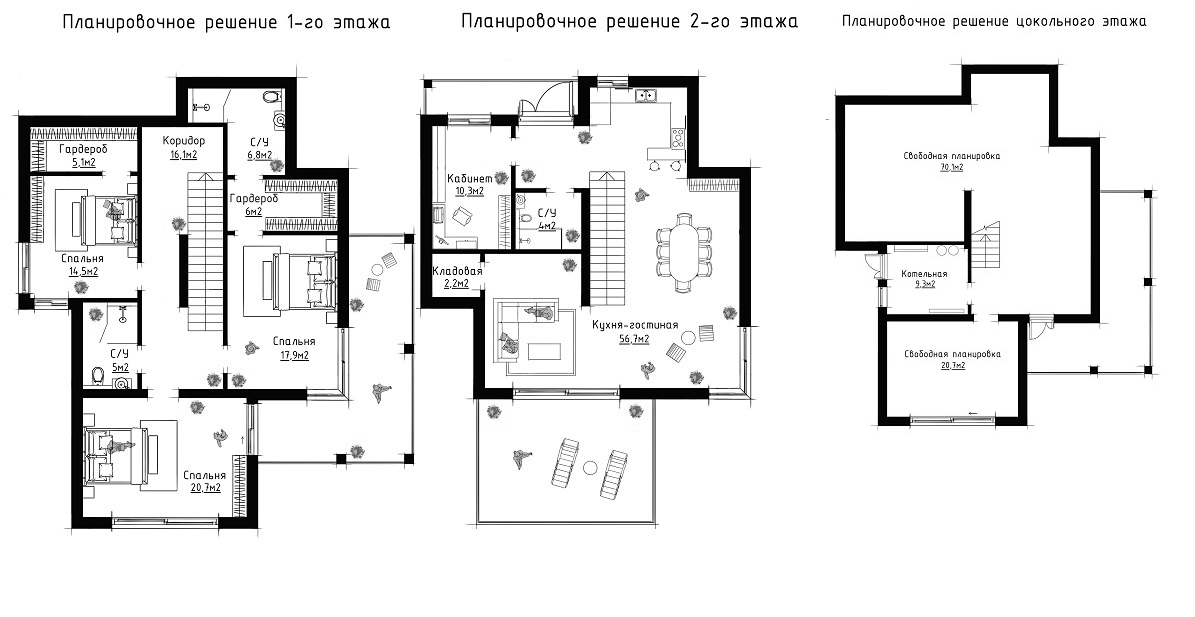 Планировка 323.7 м²