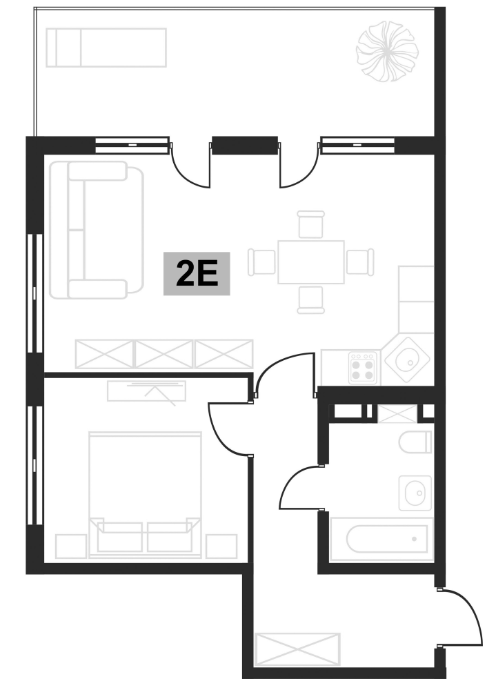 Продается 2-комн. квартира, 46.2 м²