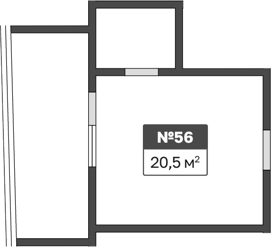 Планировка 20.5 м²