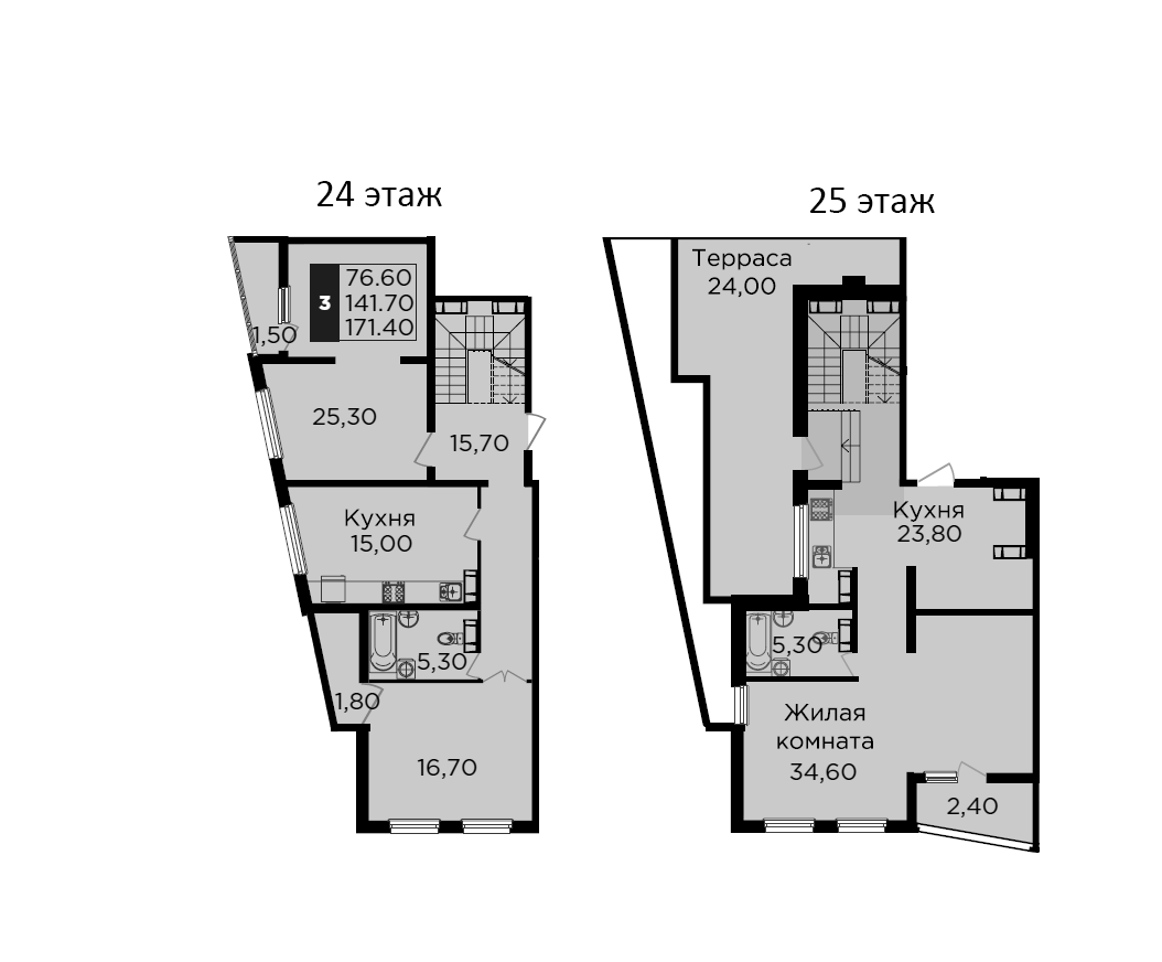 Планировка 141.7 м²
