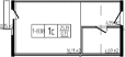 Планировка 25.39 м²