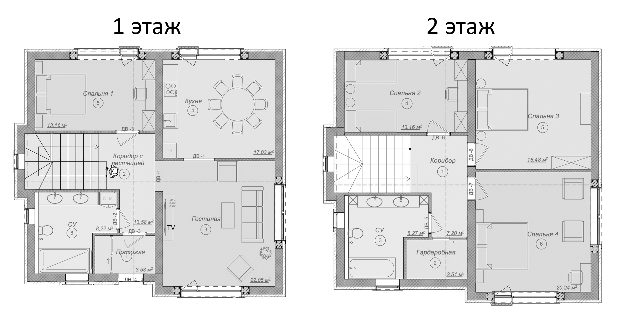 Планировка 160 м²