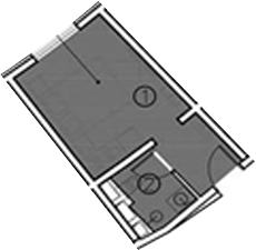 Планировка 17.1 м²