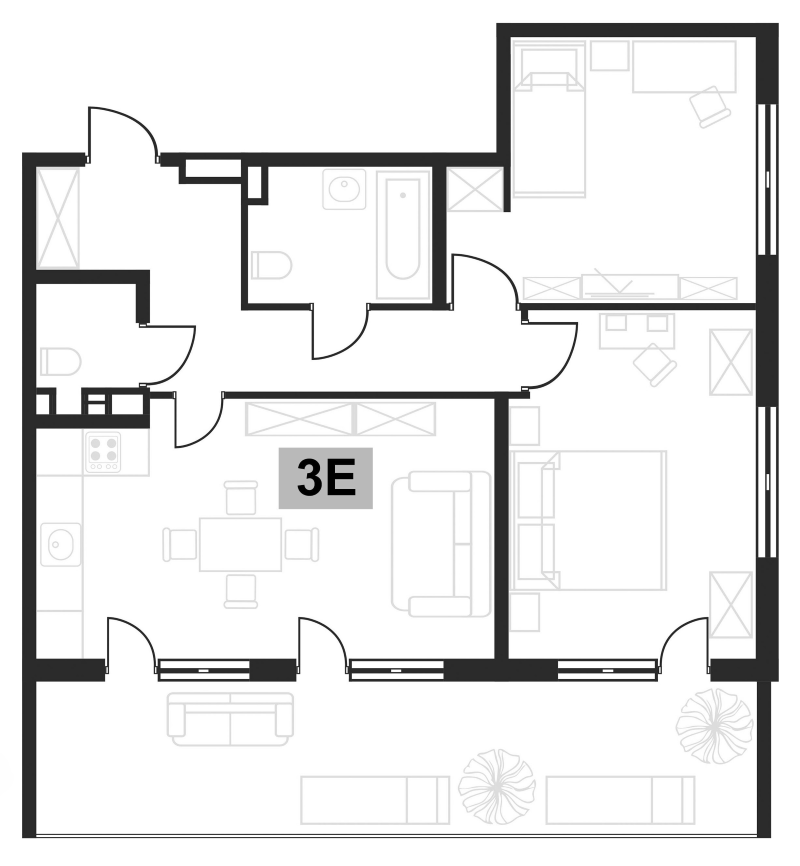 Продается 3-комн. квартира, 62.8 м²