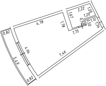 Планировка 32.4 м²