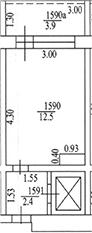 Студия · 14.9 м²