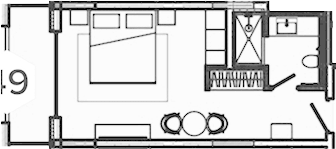 Планировка 33.5 м²