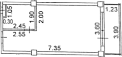 Планировка 30.5 м²