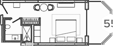 Планировка 35.6 м²