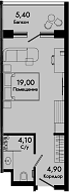 Продается 1-комн. квартира, 28 м²