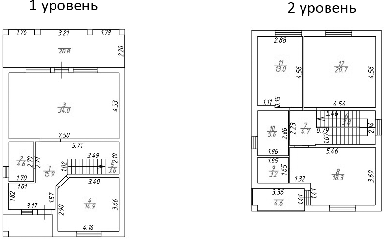 Планировка 151.6 м²